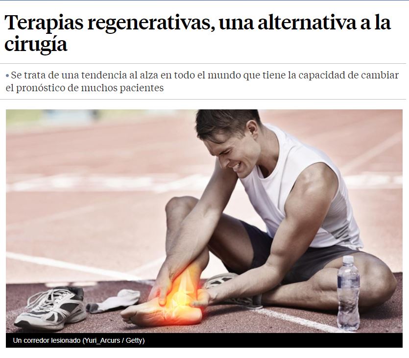 Terapias regenerativas, una alternativa a la cirugía